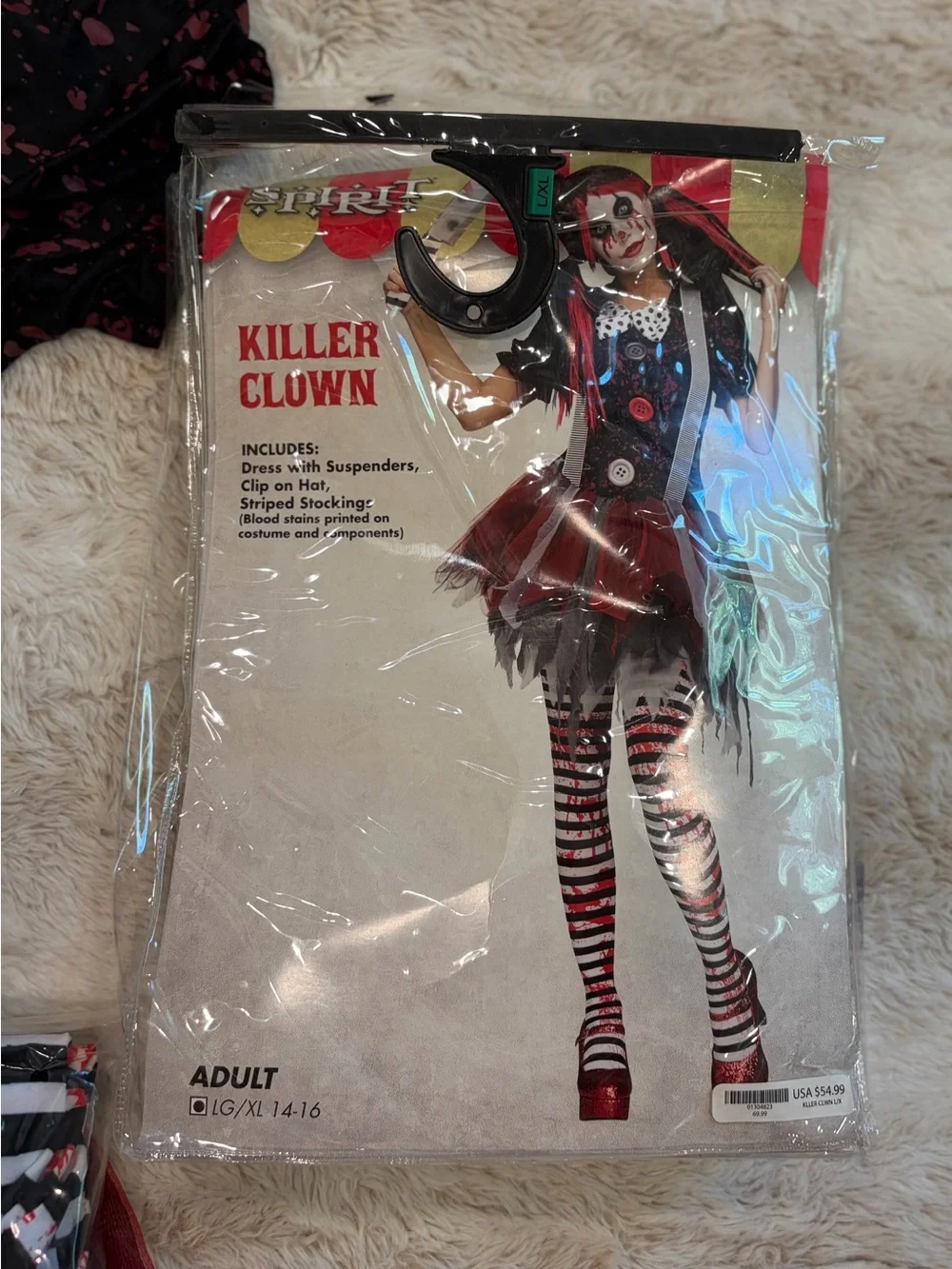 Spirit  Killer Clown Tutu Dress Costume XL women’s New - Picture 2 of 7